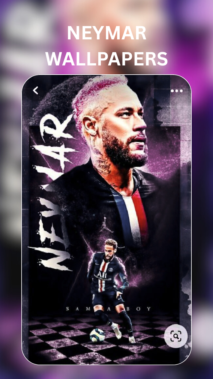 اسکرین شات 6 برنامه Neymar JR Wallpapers 2025