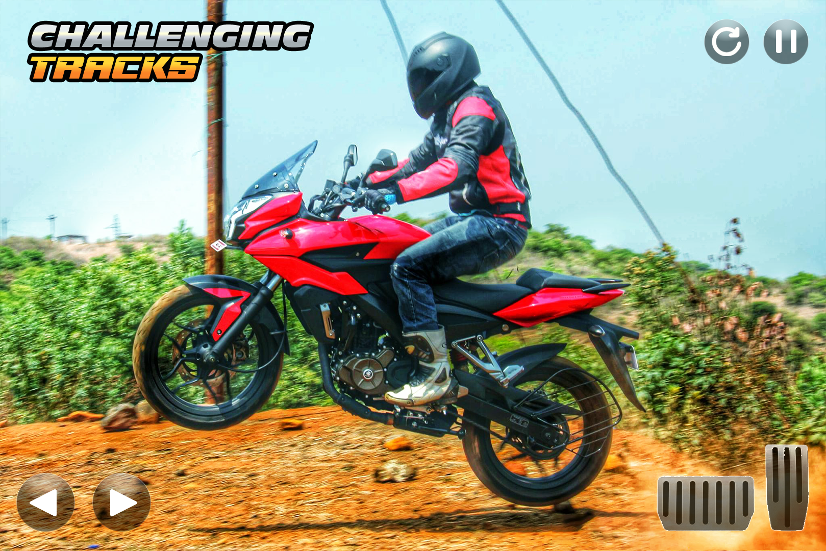 اسکرین شات 1 بازی Indian Superfast Bike Game 3D