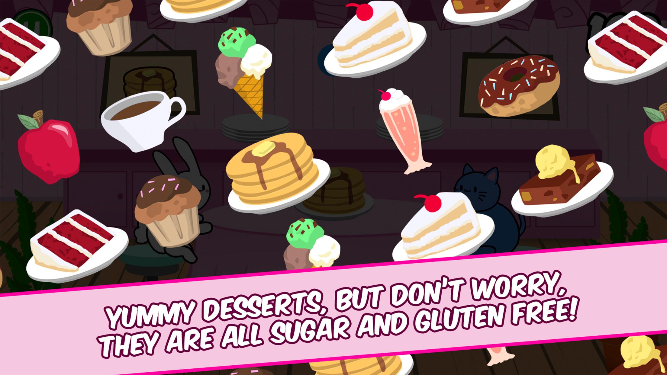 اسکرین شات 3 بازی Bunny Pancake Kitty Milkshake
