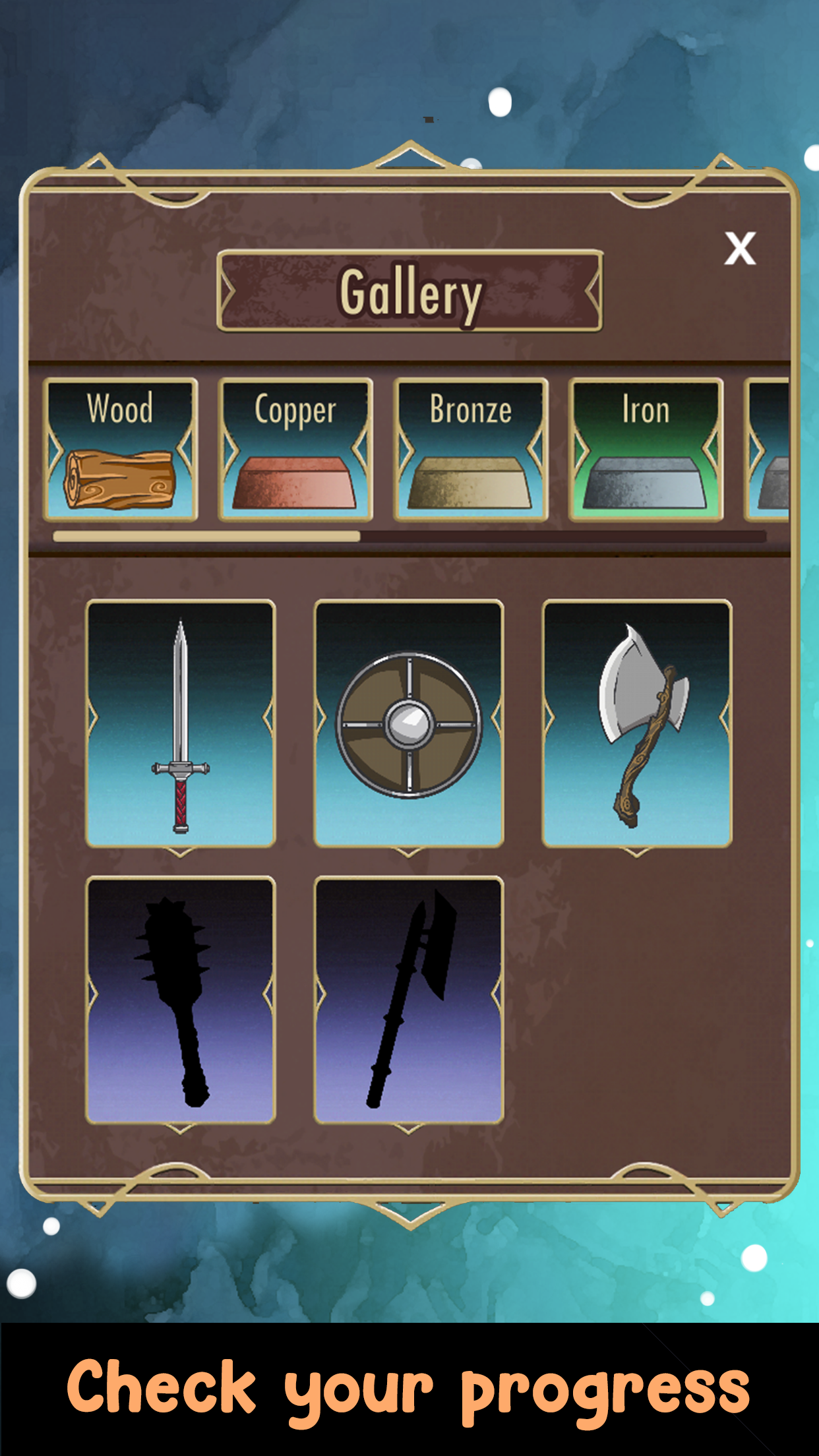 اسکرین شات 4 بازی Medieval Clicker Blacksmith