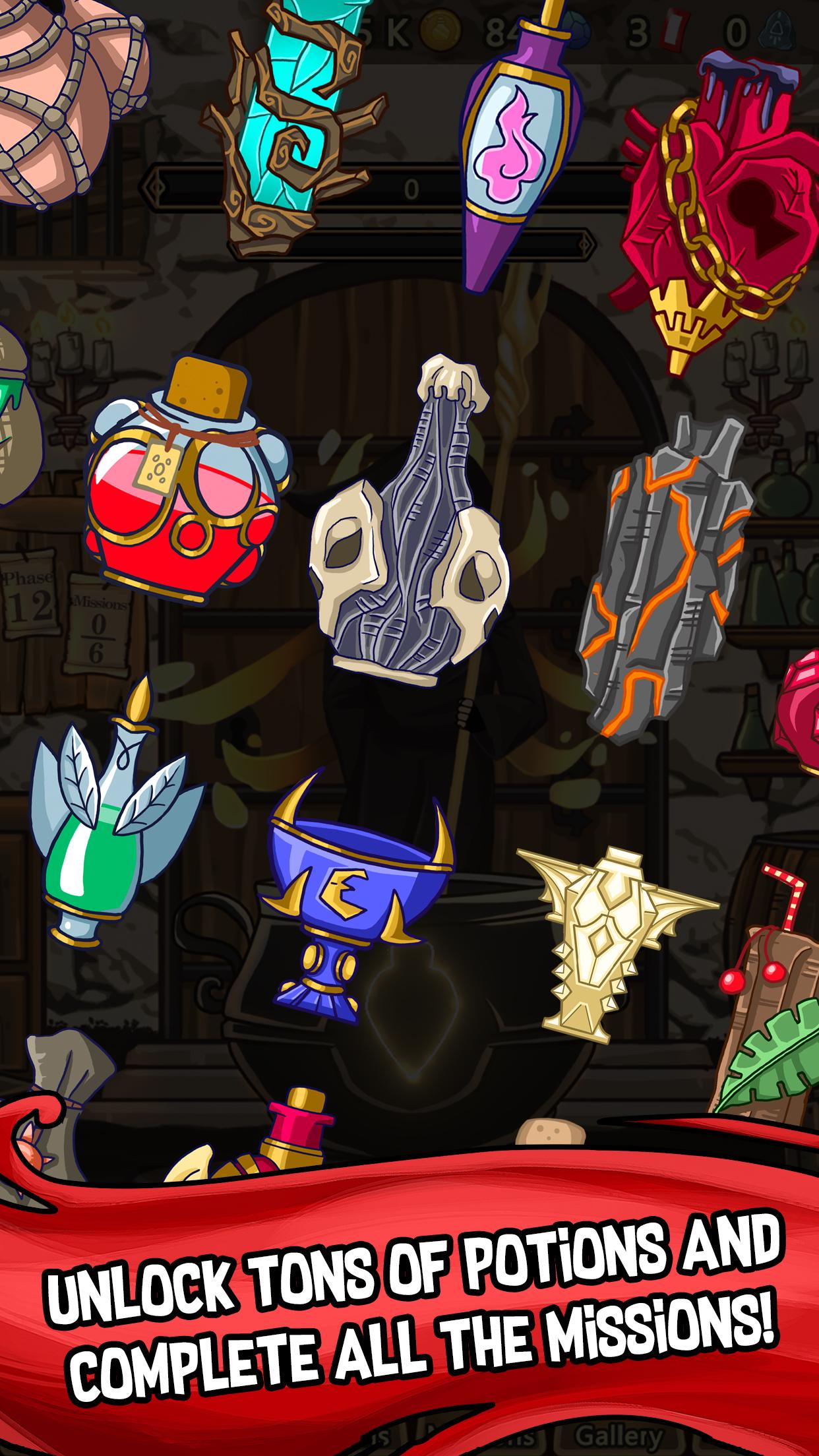 اسکرین شات 2 بازی Alchemy Clicker - Potion Maker