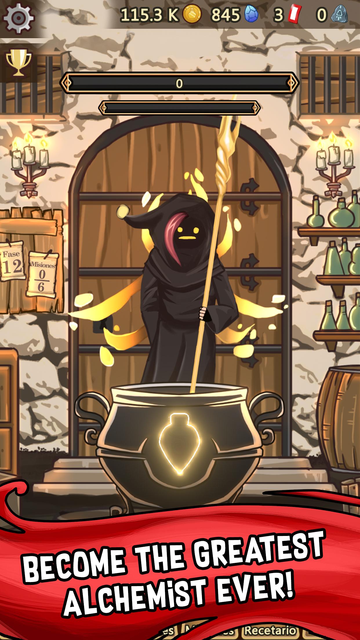 اسکرین شات 3 بازی Alchemy Clicker - Potion Maker