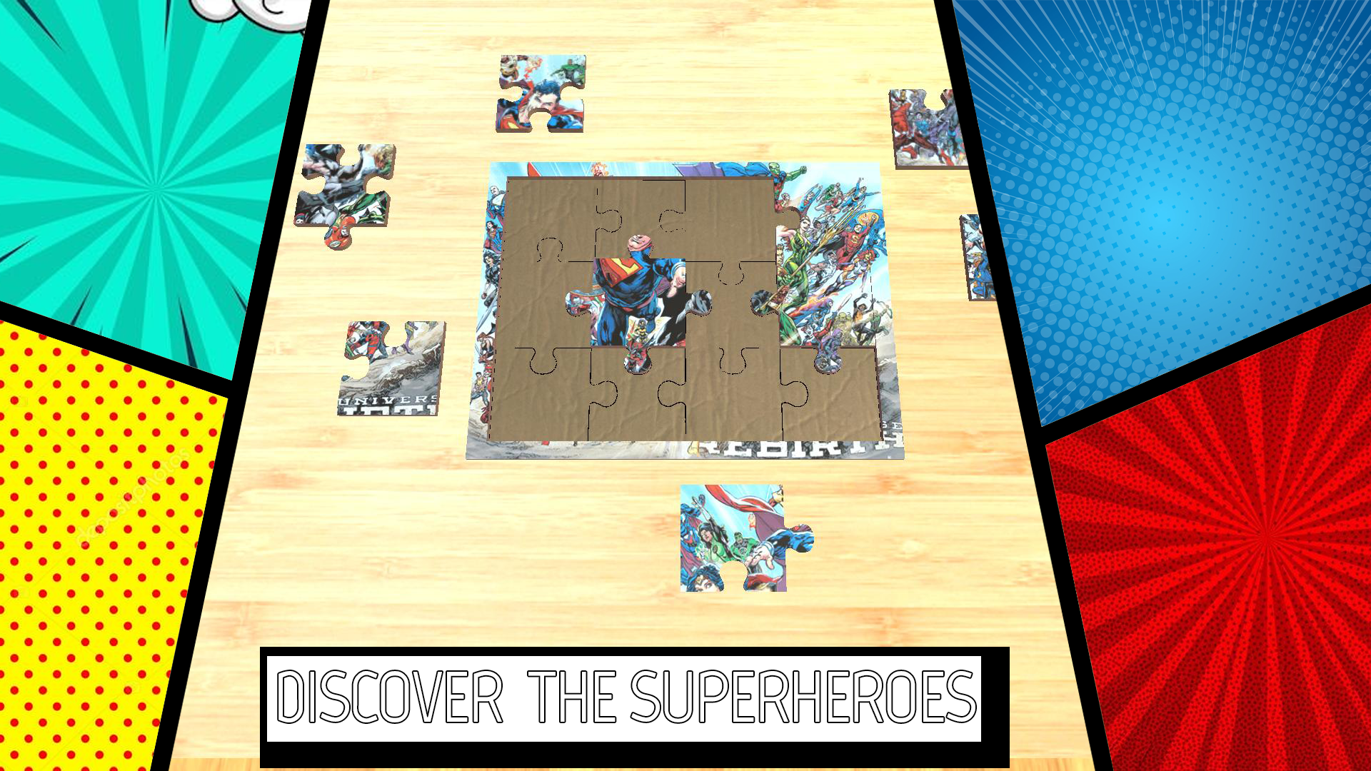 اسکرین شات 2 بازی Superheroes Puzzles
