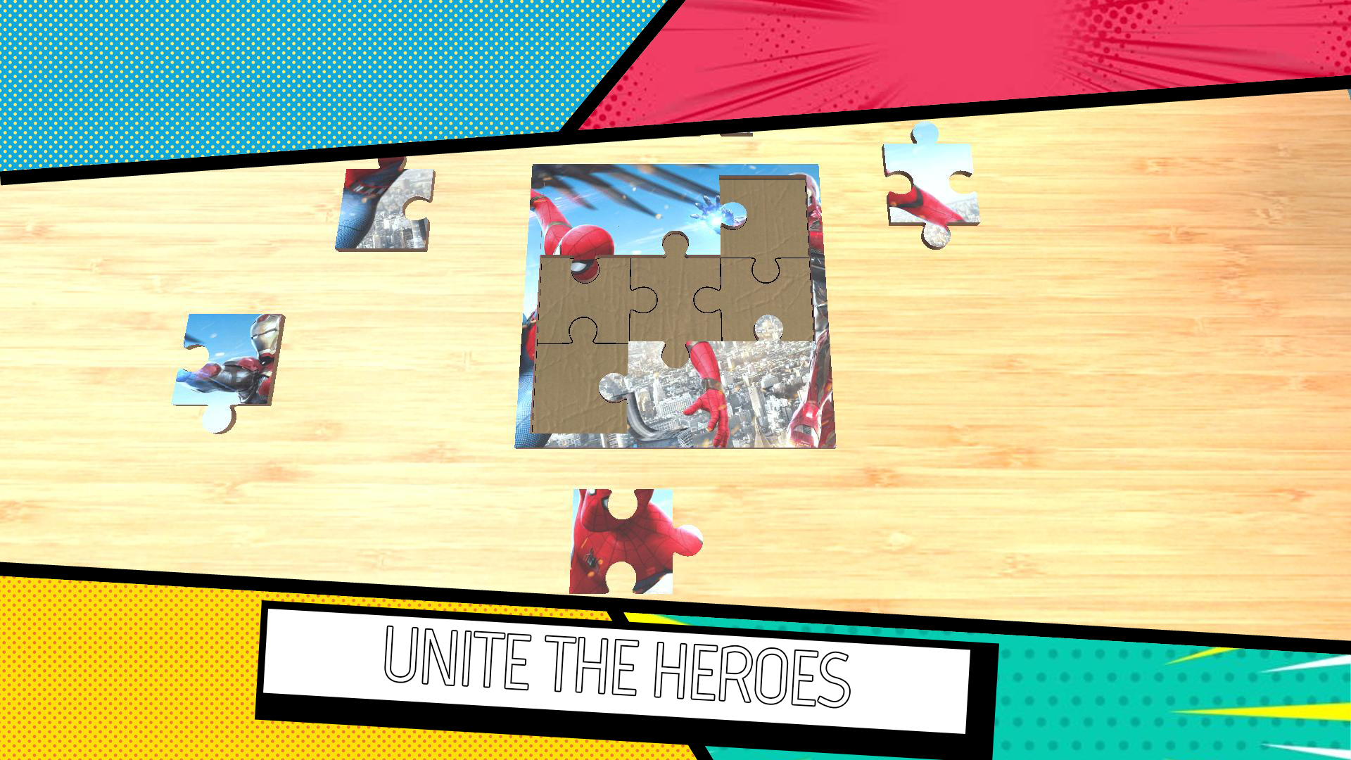 اسکرین شات 1 بازی Superheroes Puzzles