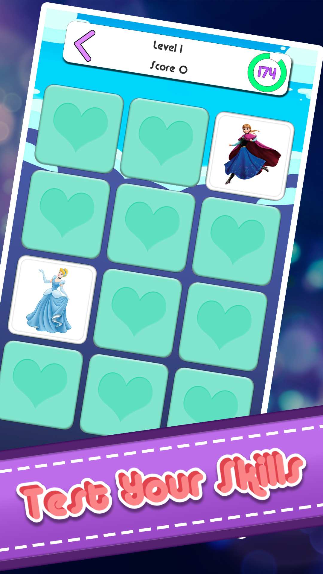 اسکرین شات 5 بازی Princess Memory Card Game