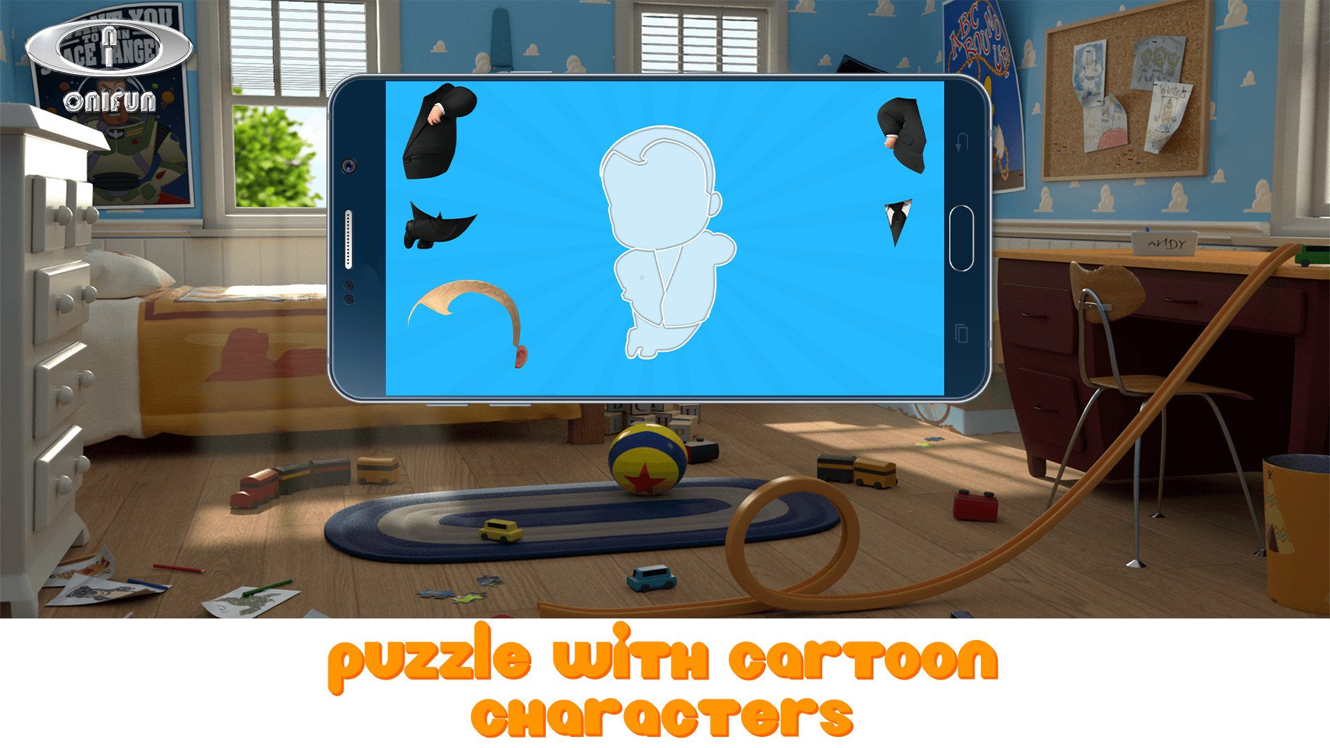 اسکرین شات 1 بازی Puzzle with Cartoon Characters