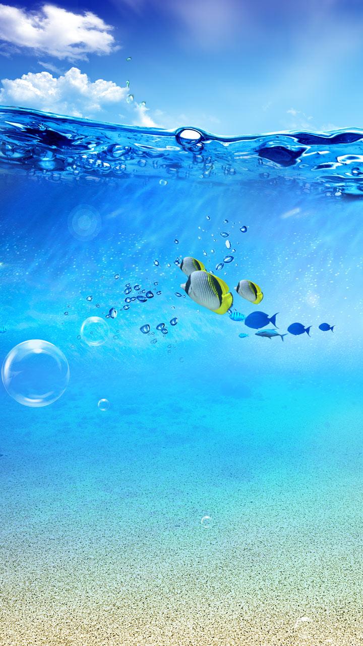 اسکرین شات 1 برنامه Ocean Live Wallpaper