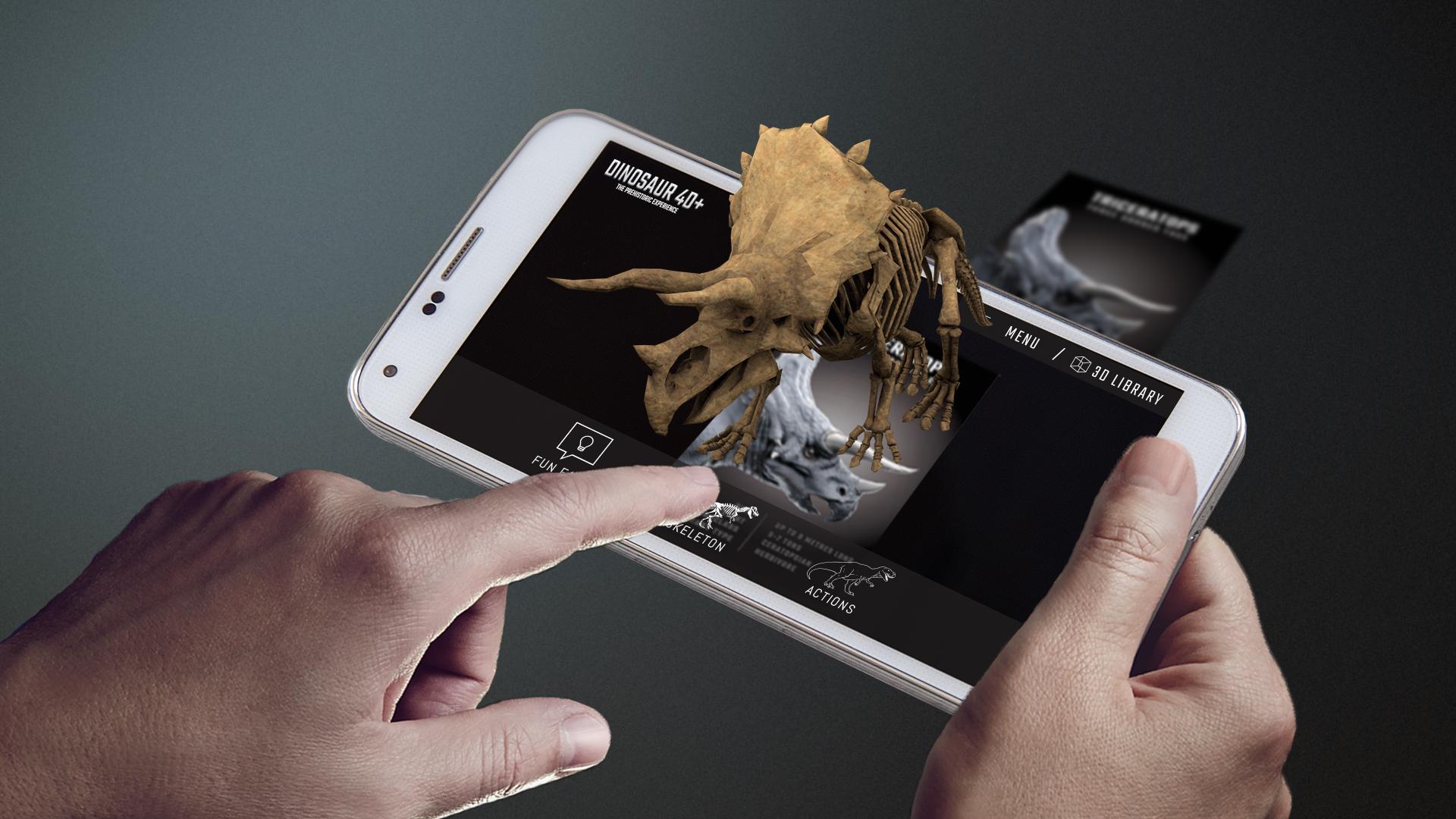 اسکرین شات 4 برنامه Dinosaur 4D+