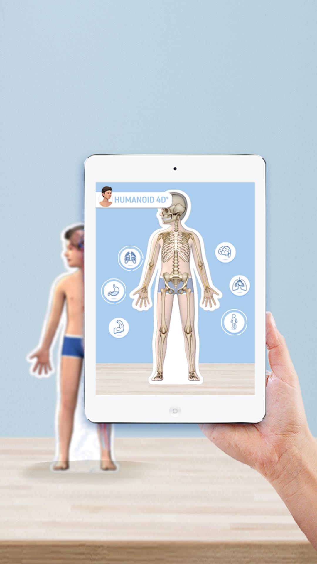 اسکرین شات 1 برنامه Humanoid 4D+