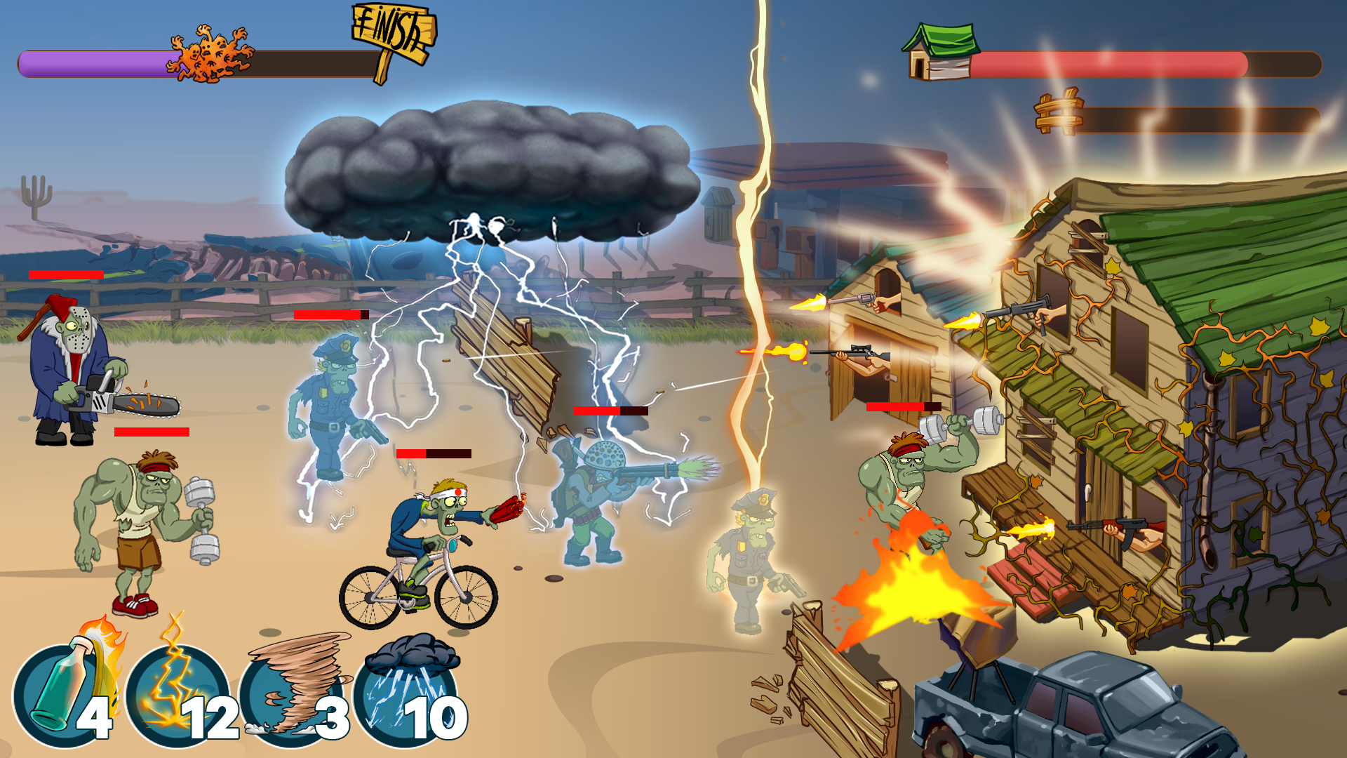 اسکرین شات 2 بازی Zombie Ranch : Zombie Game