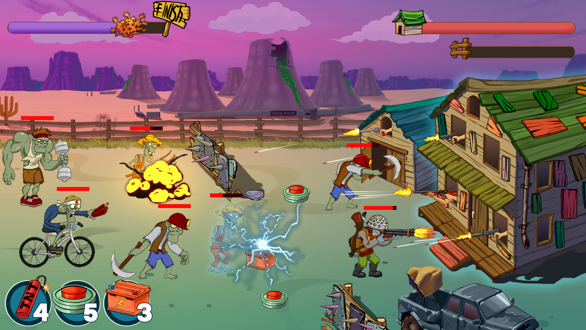 اسکرین شات 3 بازی Zombie Ranch : Zombie Game