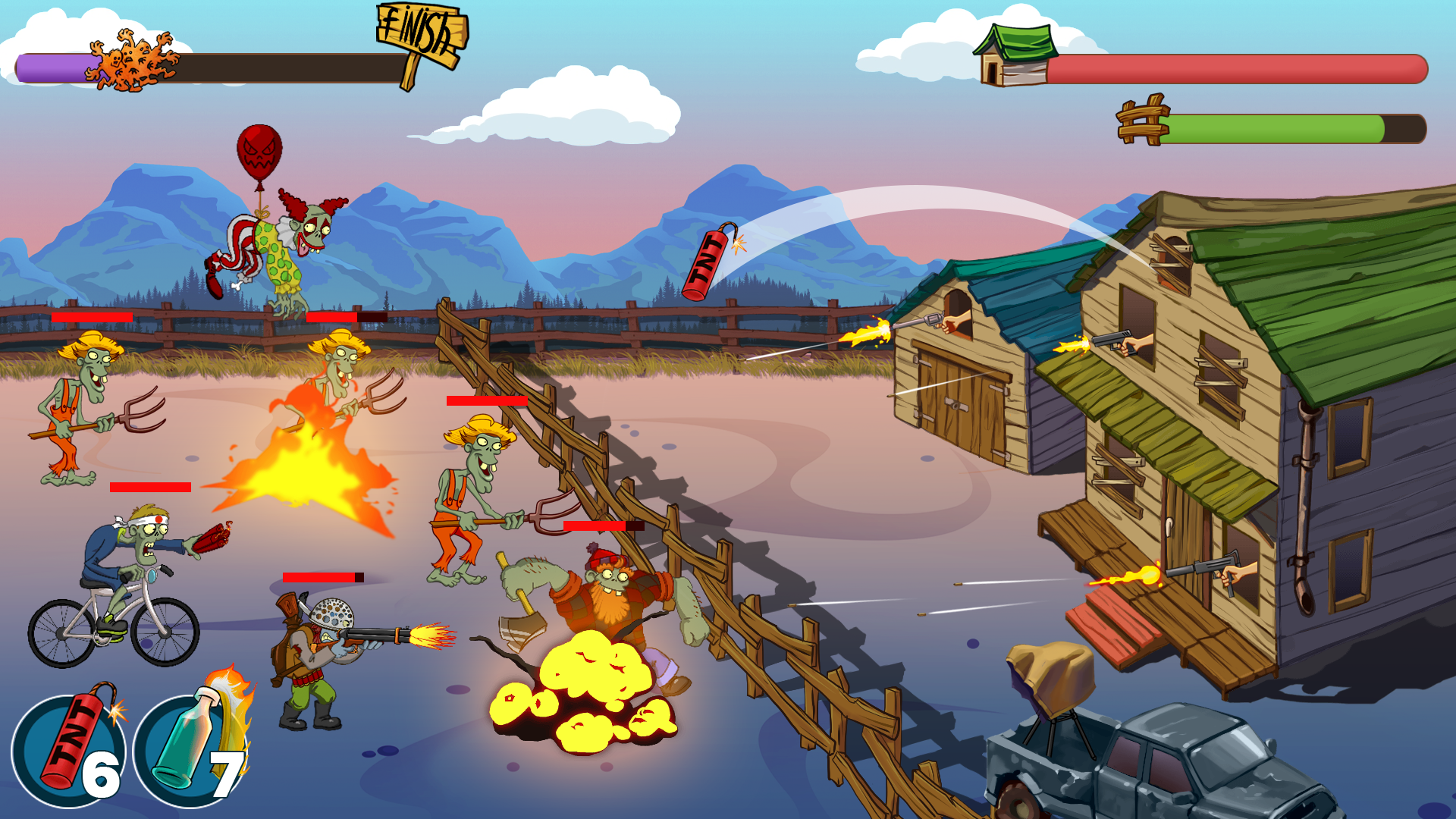اسکرین شات 1 بازی Zombie Ranch : Zombie Game