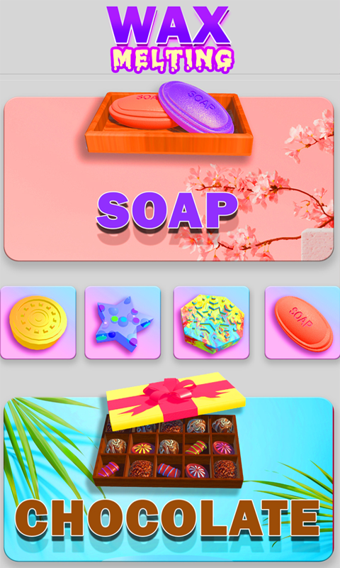 اسکرین شات 1 بازی Wax Melting! ASMR Frozen Honey