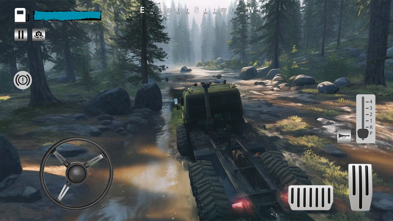 اسکرین شات 1 بازی Mud Truck Game Runner Off Road