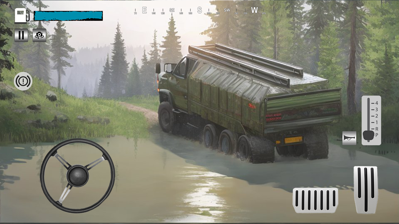 اسکرین شات 2 بازی Mud Truck Game Runner Off Road