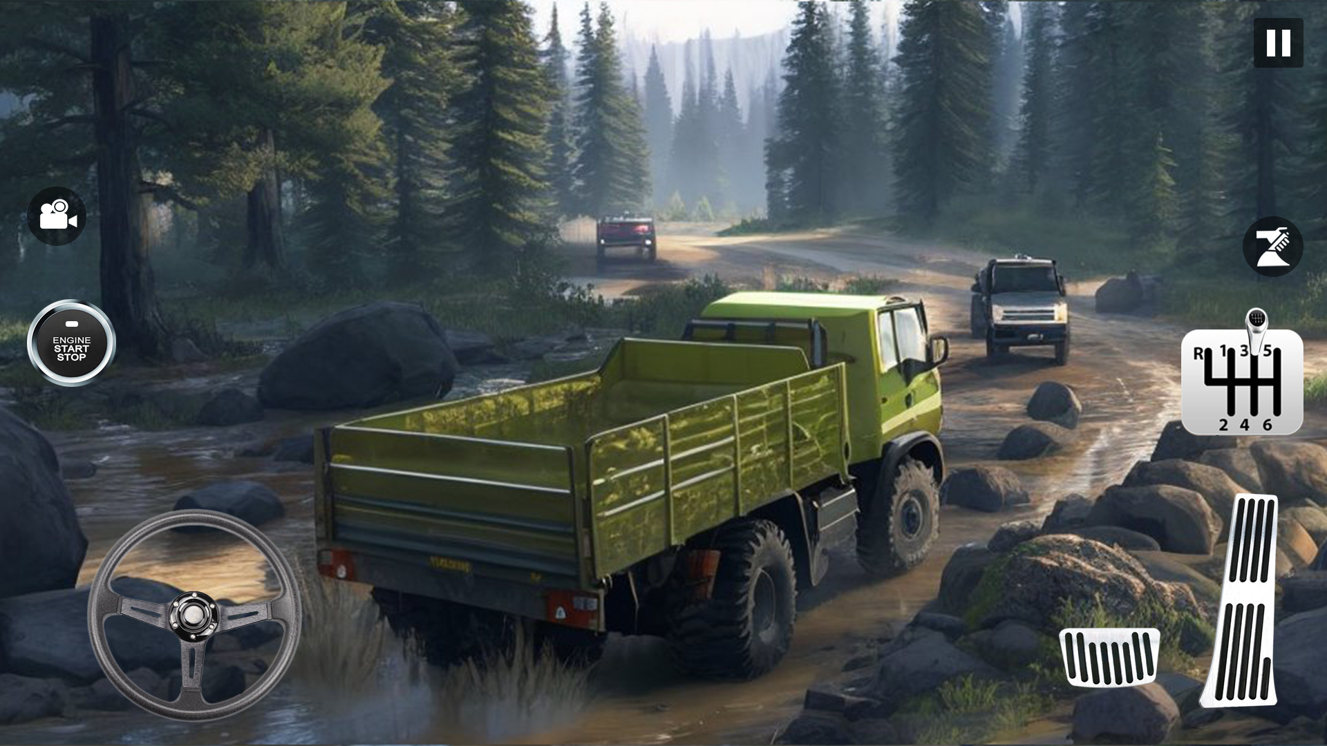 اسکرین شات 3 بازی Mud Truck Game Runner Off Road