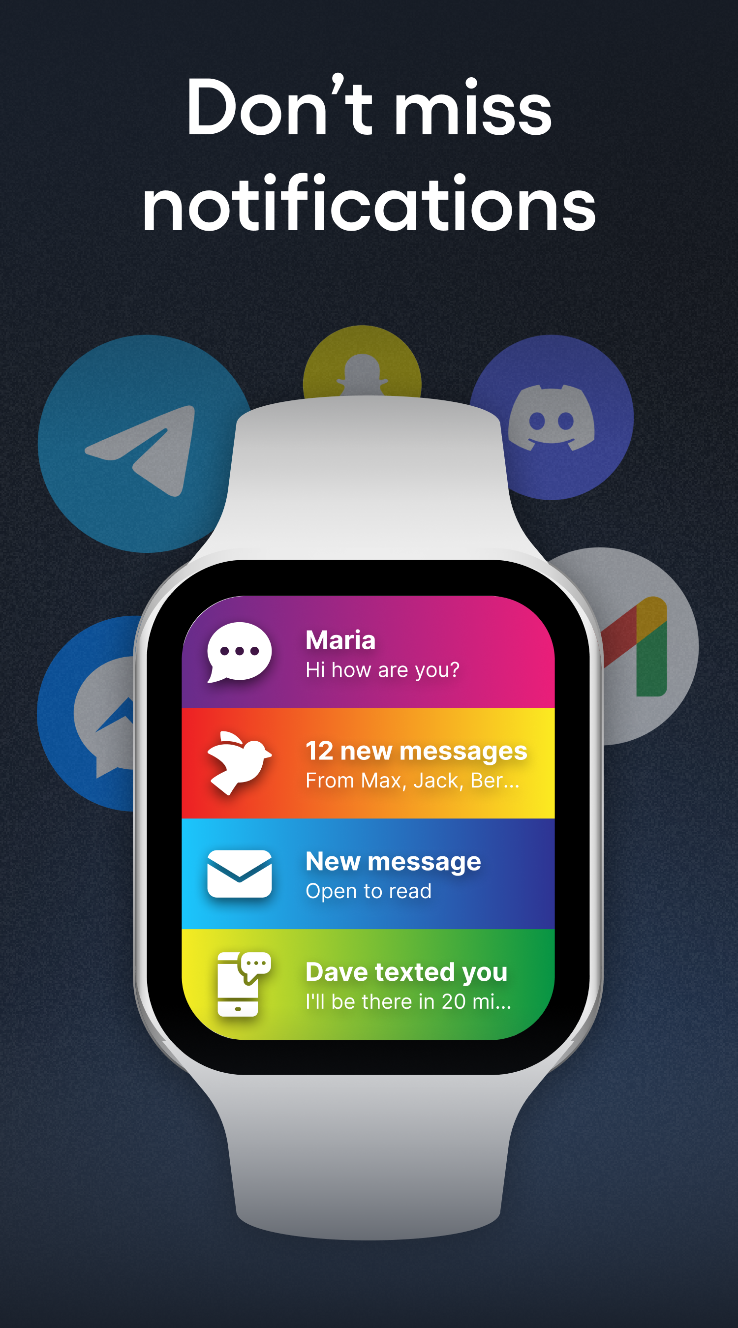 اسکرین شات 4 برنامه SmartWatch sync app for android&Bluetooth notifier