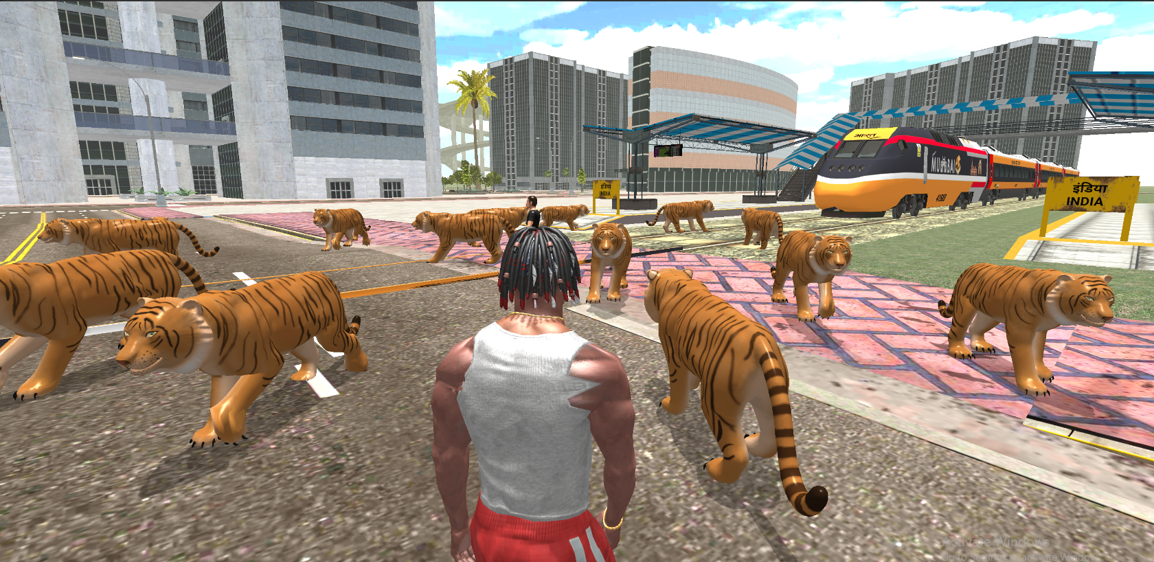 اسکرین شات 6 بازی Indian Bikes Riding 3D