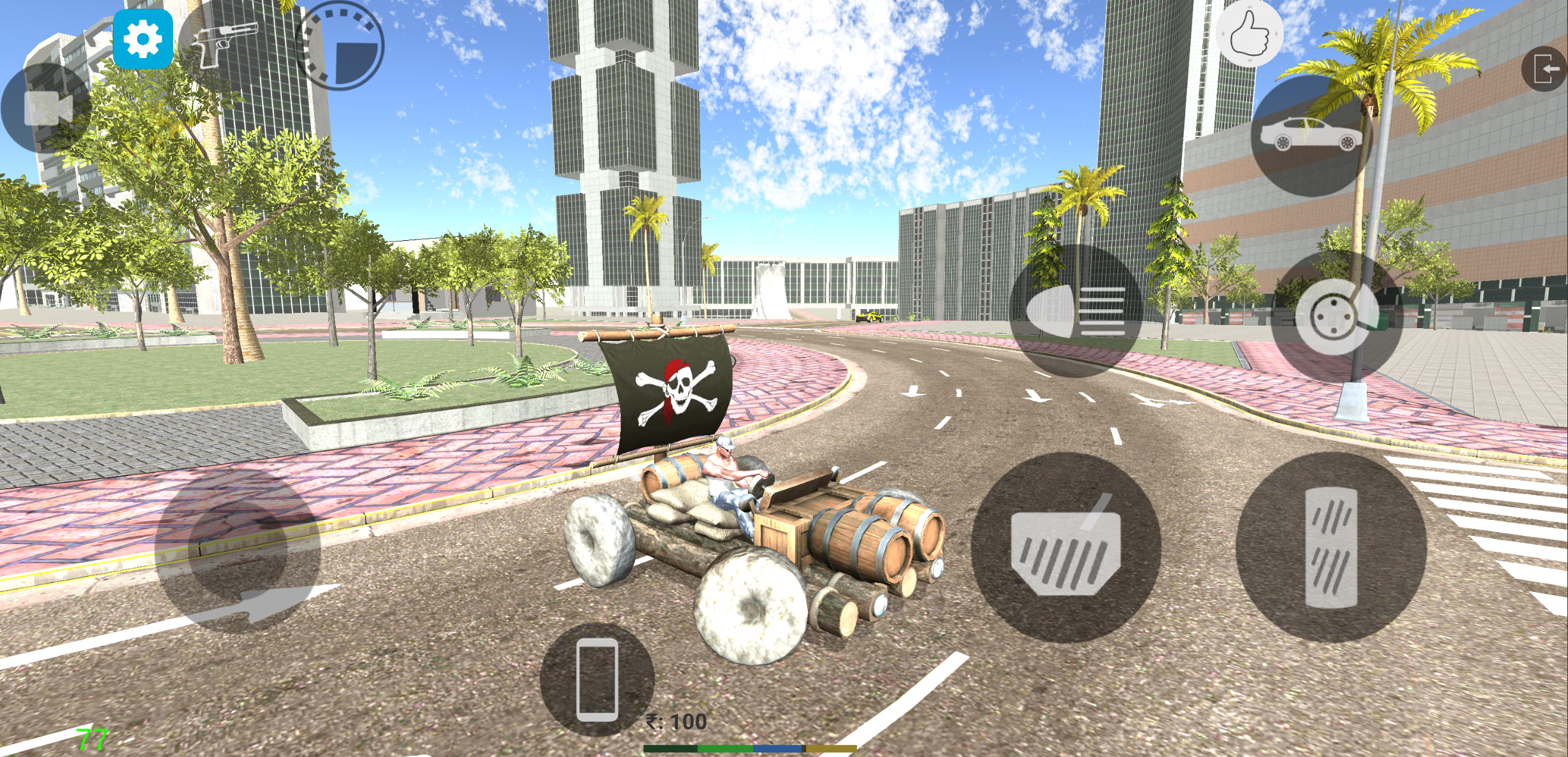 اسکرین شات 1 بازی Indian Bikes Riding 3D