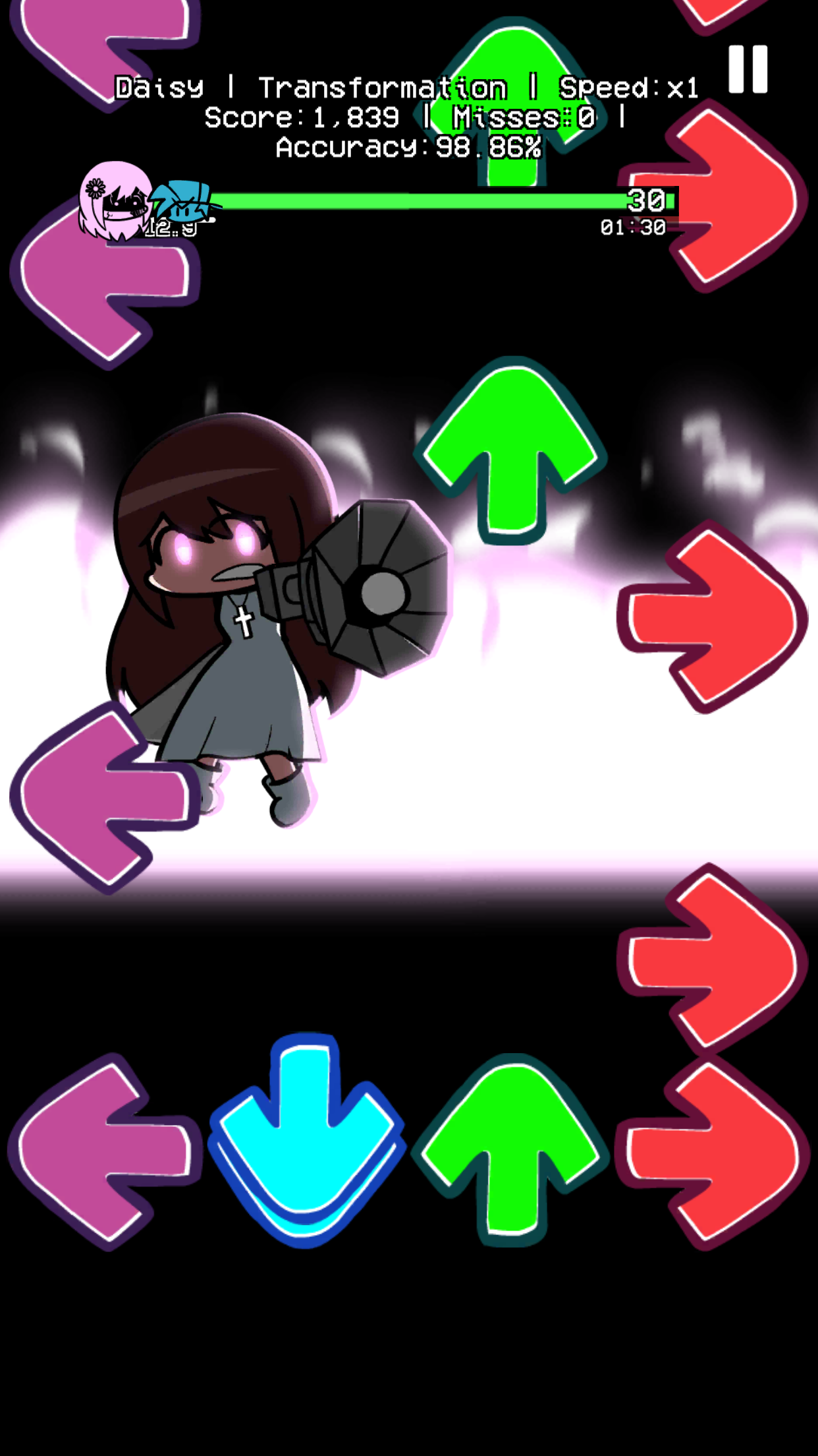 اسکرین شات 4 بازی FNF Music Combat Stickman Mod