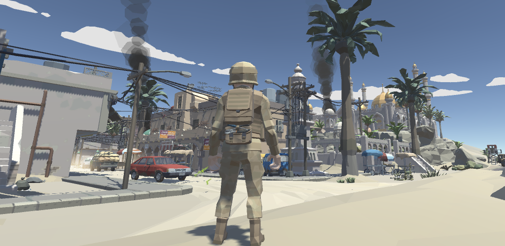 اسکرین شات 3 بازی Dude Theft Military Open World