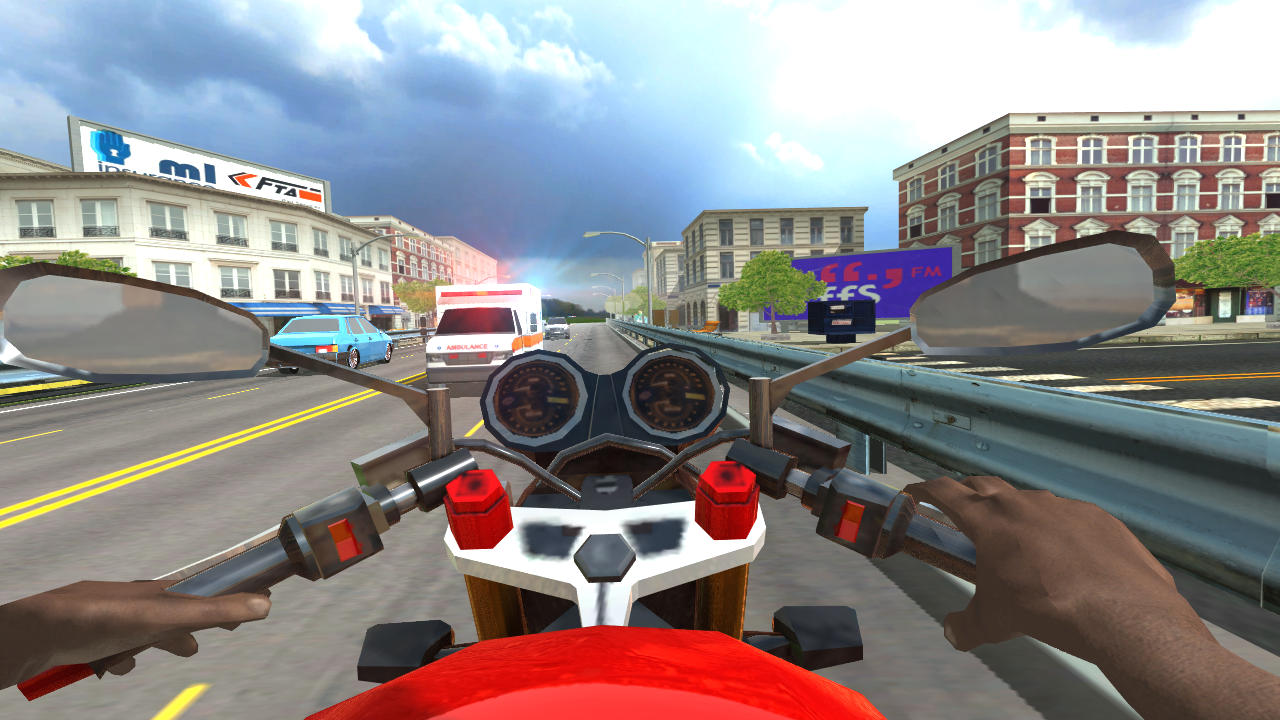 اسکرین شات 5 بازی City Traffic Moto Rider