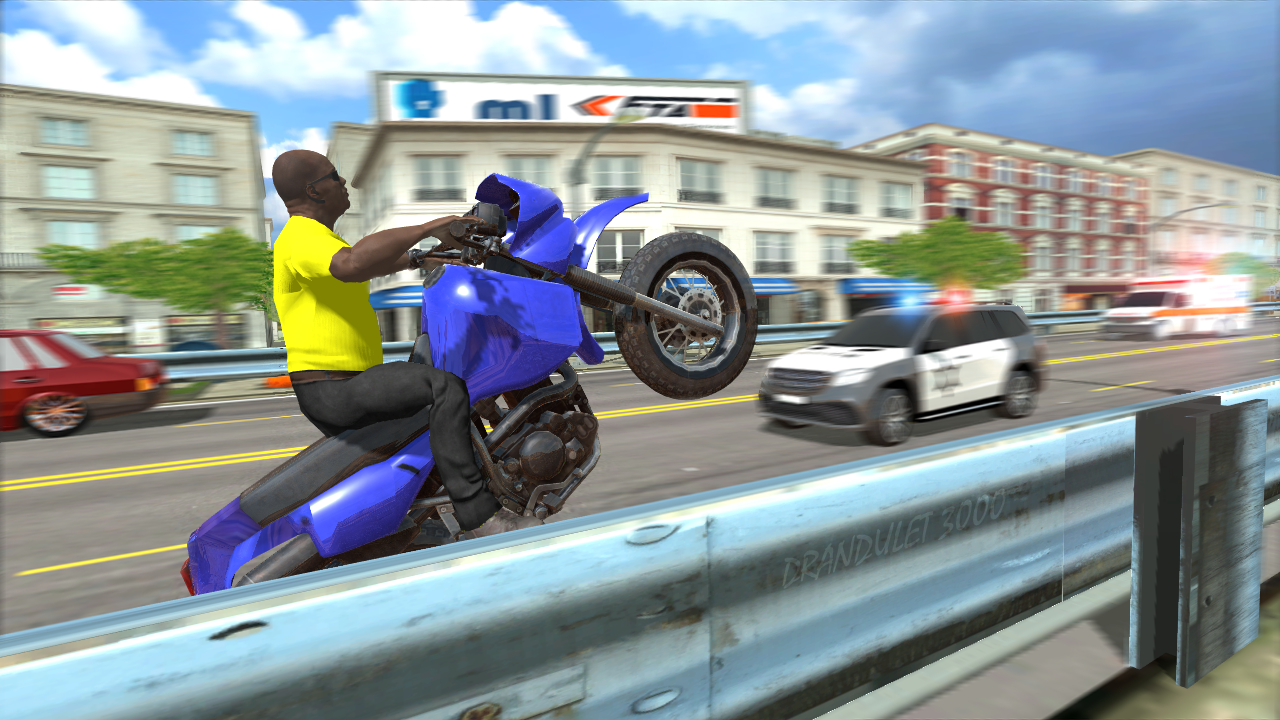 اسکرین شات 6 بازی City Traffic Moto Rider