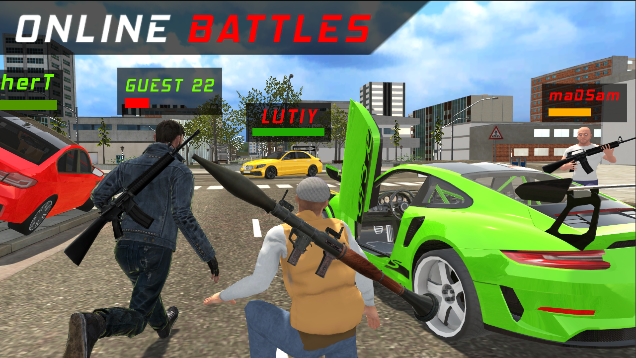 اسکرین شات 1 بازی Crime Online - Action Game