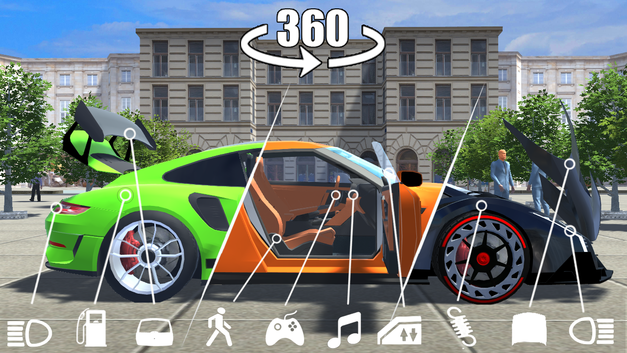 اسکرین شات 2 برنامه 3Cars simulator