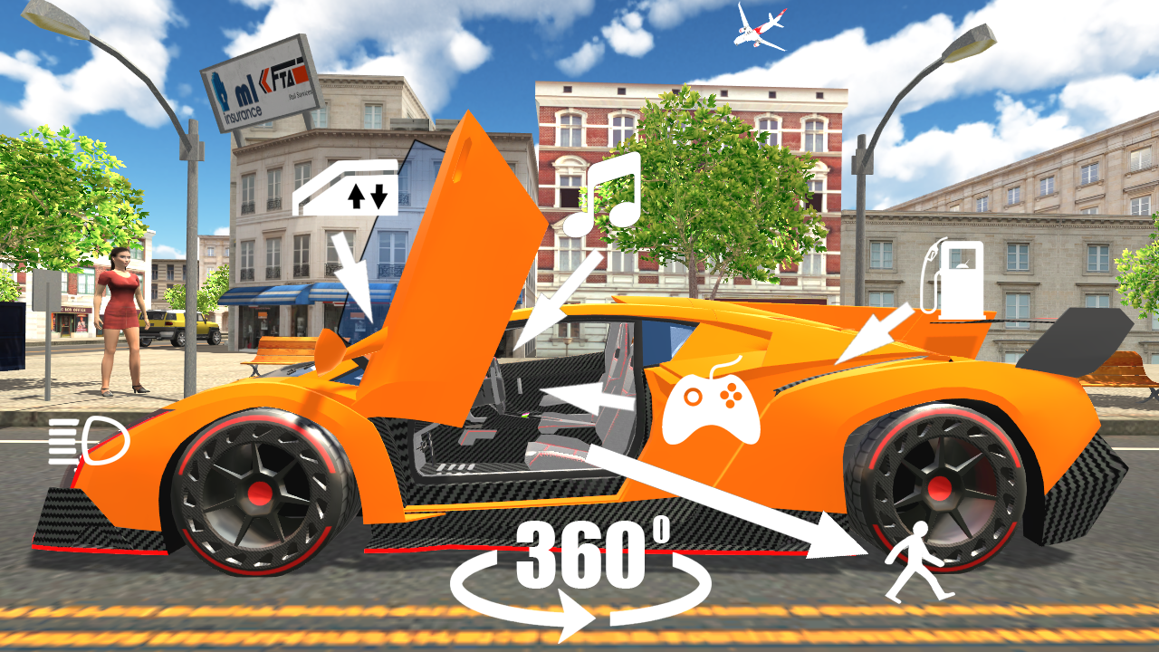 اسکرین شات 2 بازی Car Simulator SportBull