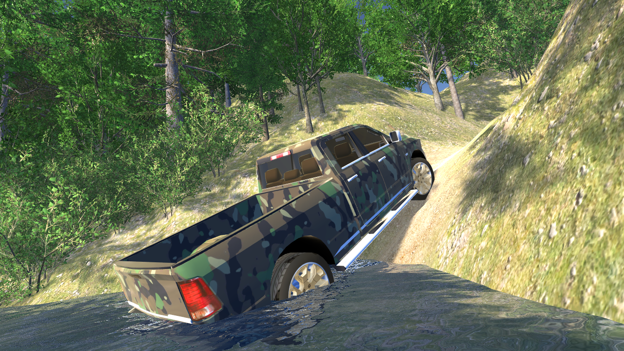 اسکرین شات 4 بازی Offroad Pickup Truck R