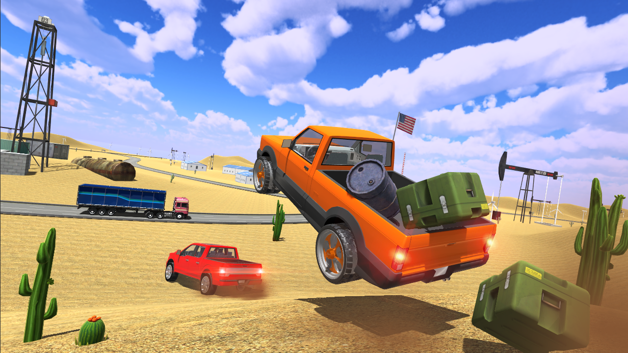 اسکرین شات 2 بازی Offroad Pickup Truck Simulator