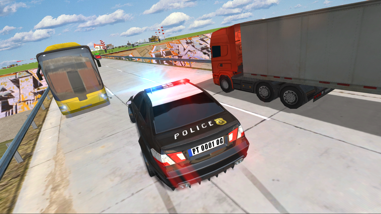 اسکرین شات 2 بازی Police Car Traffic