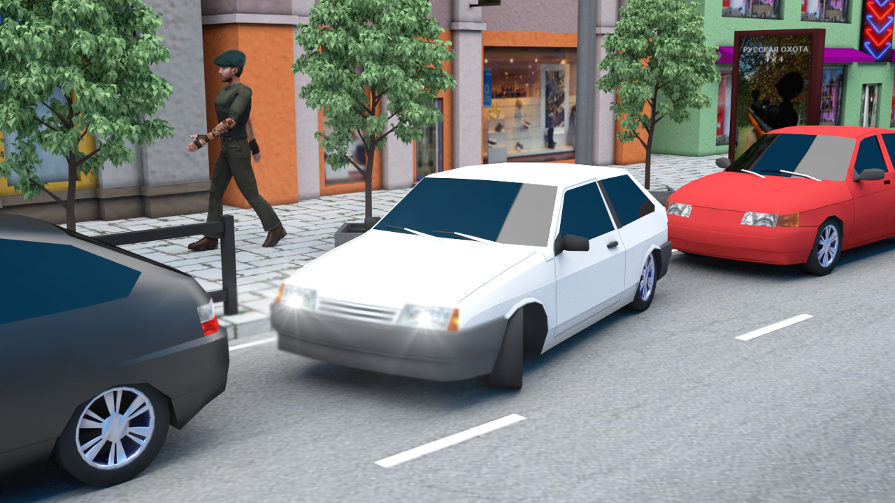 اسکرین شات 1 بازی Russian Cars: 8 in City