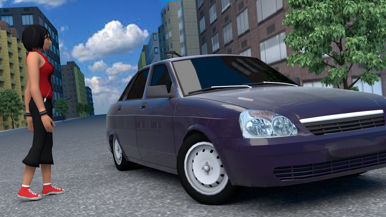 اسکرین شات 1 بازی Tinted Car Simulator