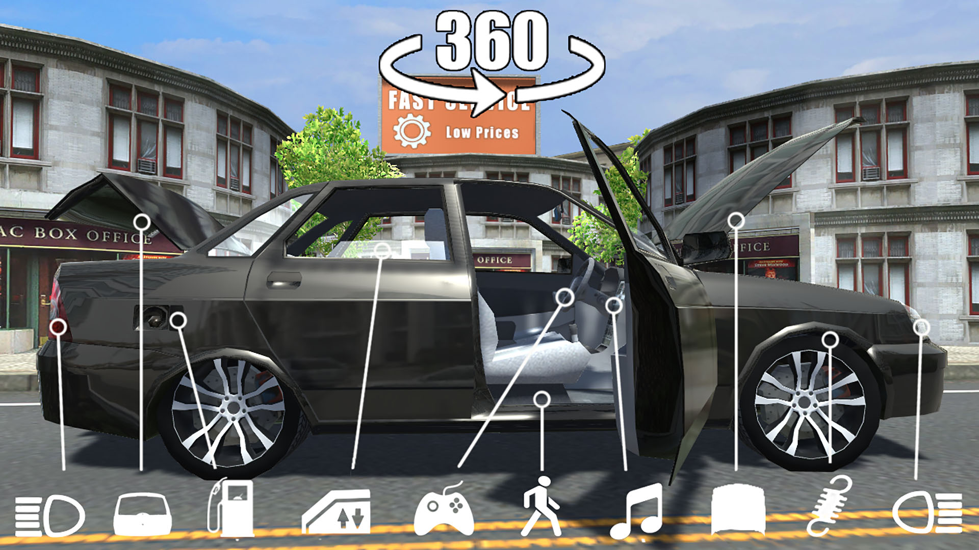 اسکرین شات 1 بازی Priorik Car Simulator