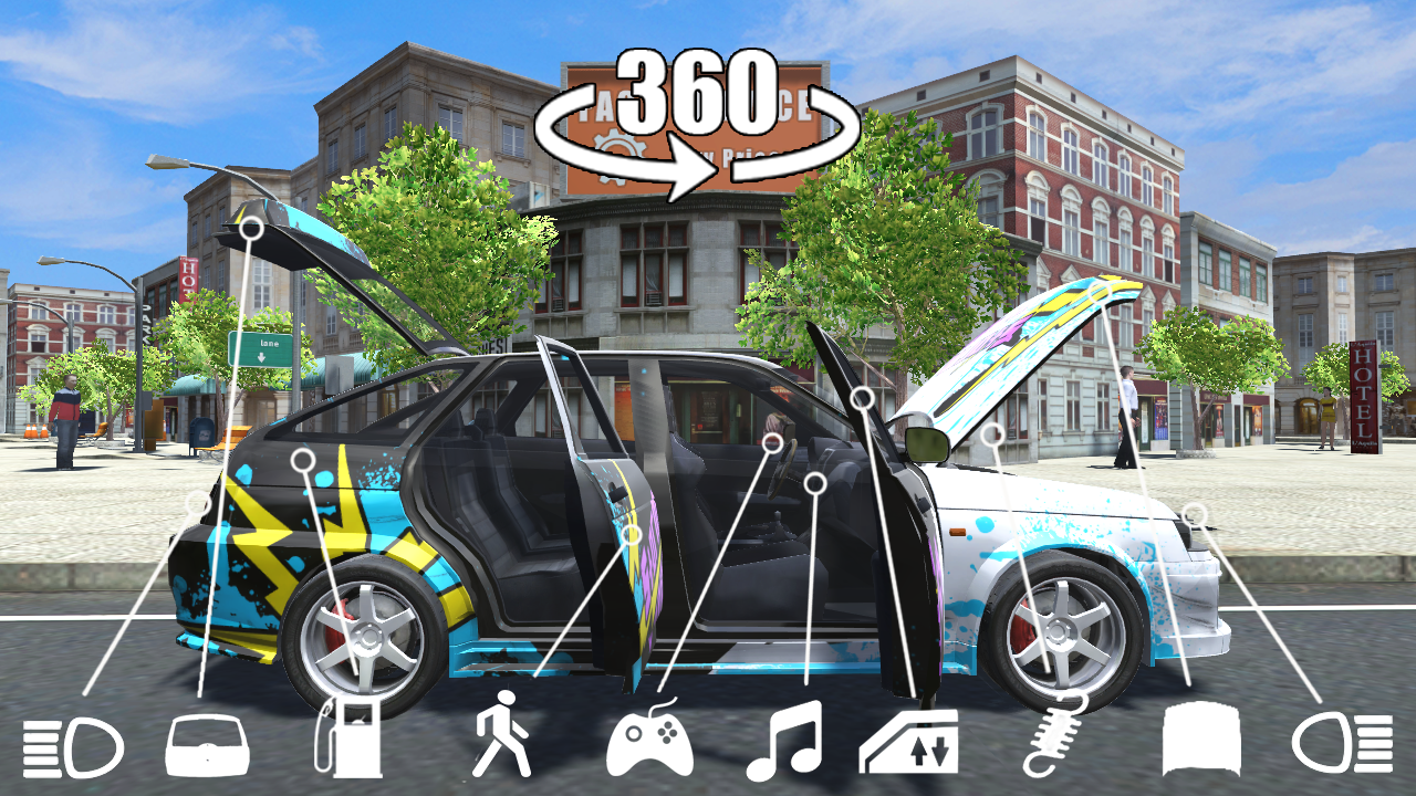 اسکرین شات 8 بازی Urban Cars Sim