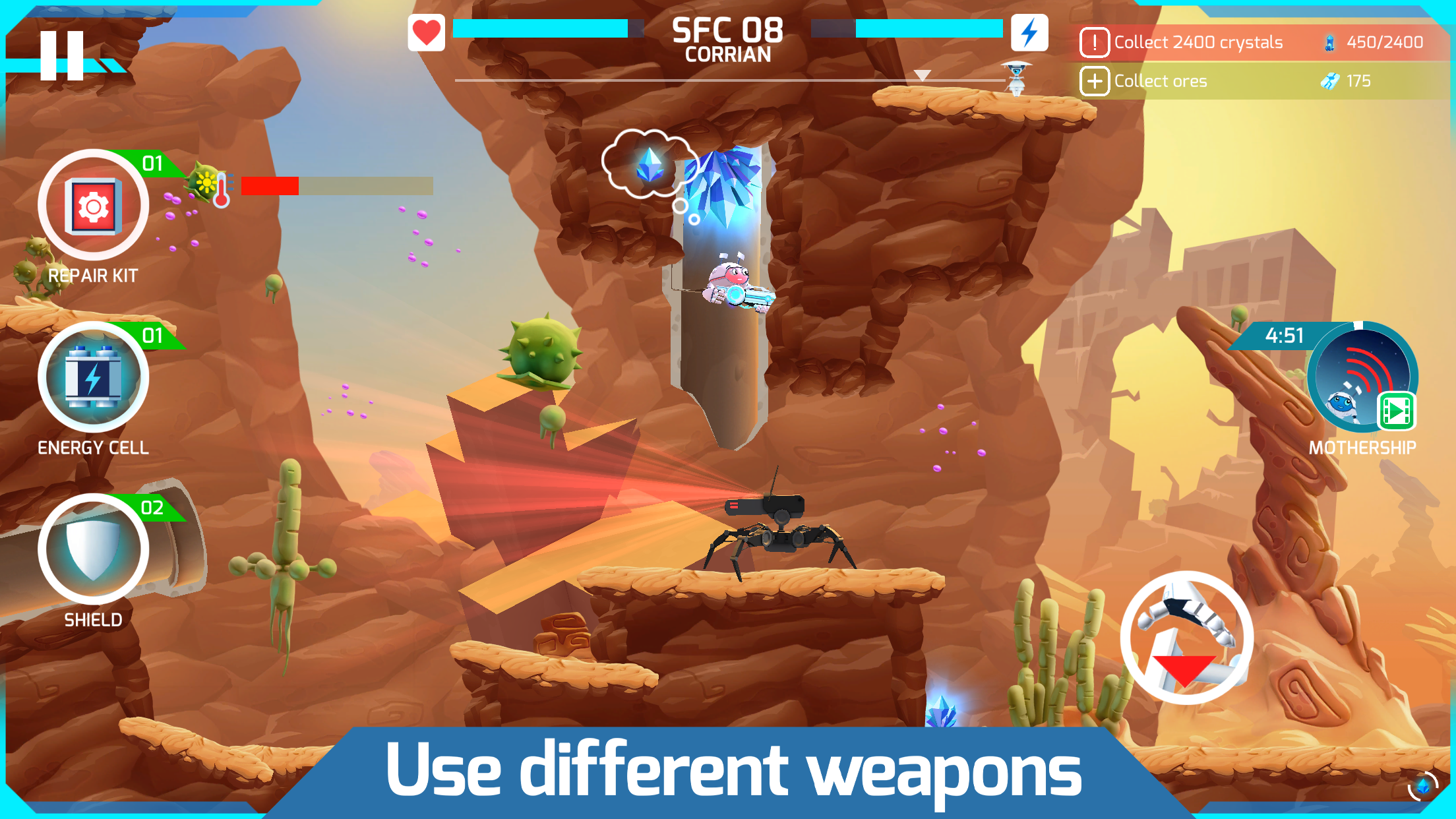 اسکرین شات 4 بازی Mike the Planet Miner