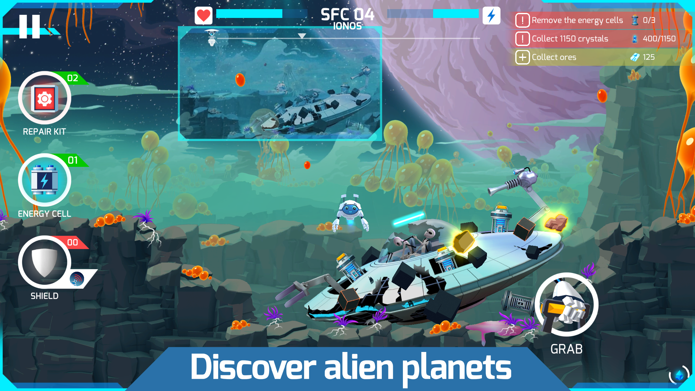 اسکرین شات 1 بازی Mike the Planet Miner