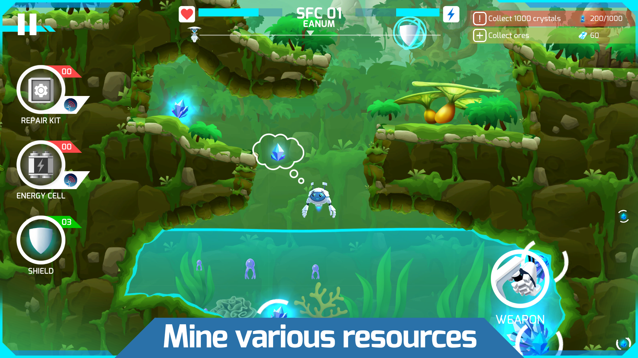 اسکرین شات 6 بازی Mike the Planet Miner