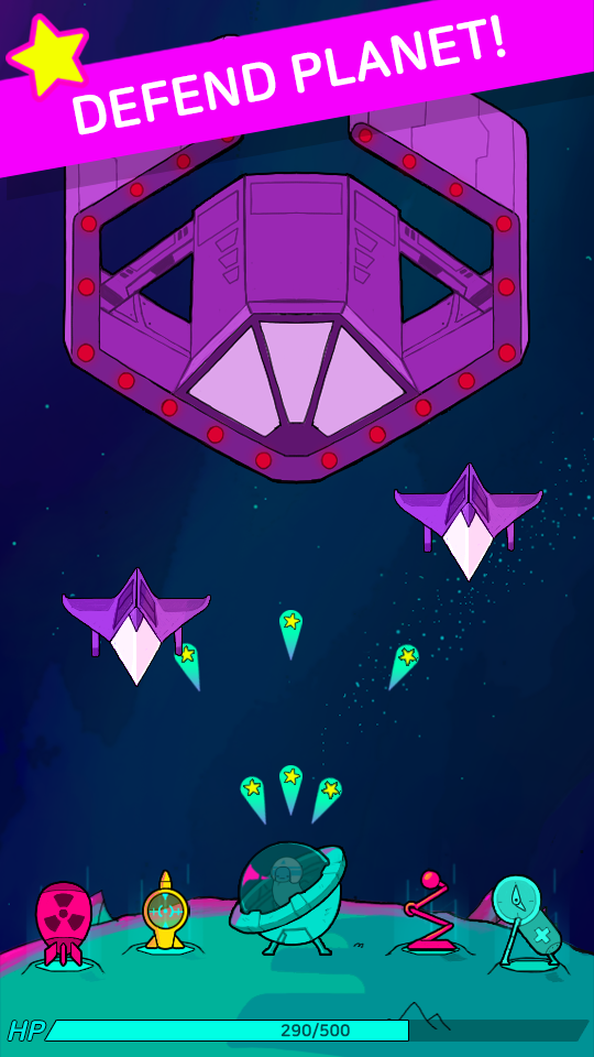 اسکرین شات 1 بازی Stellar! - Infinity defense