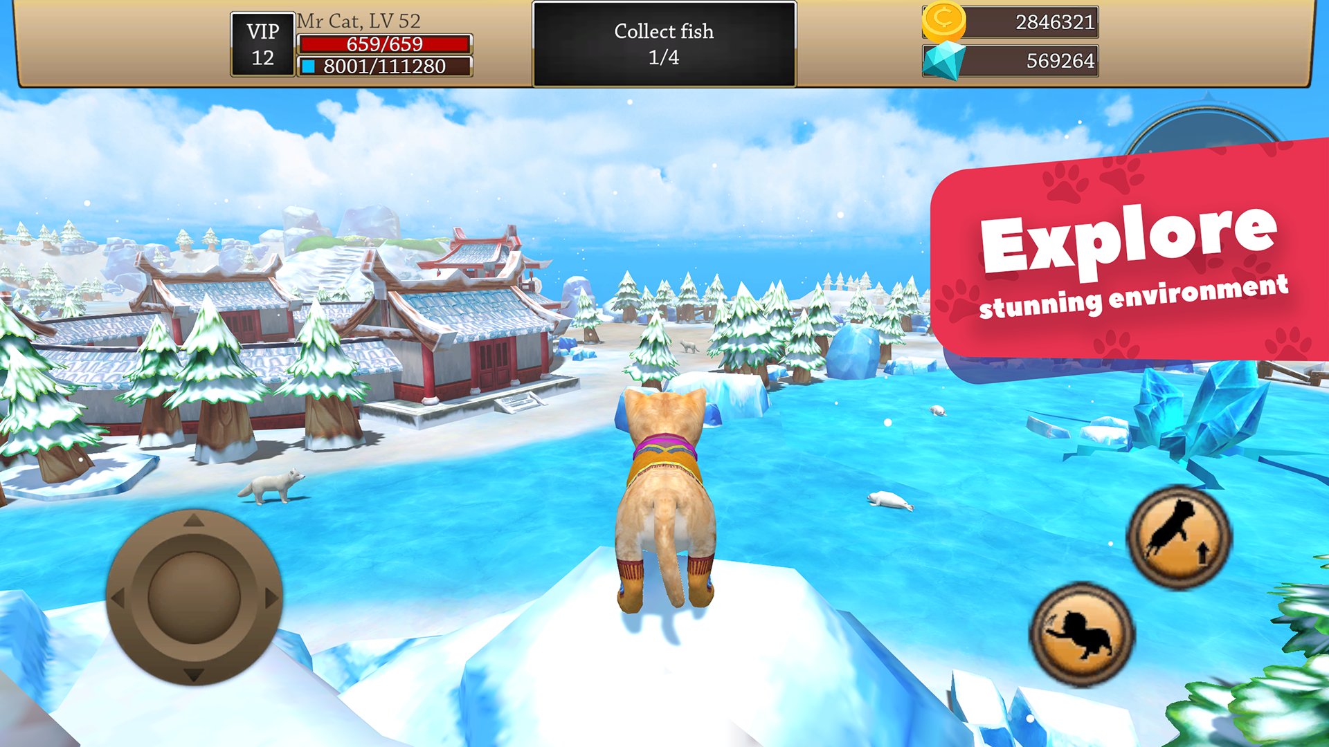 اسکرین شات 4 بازی Cat Simulator 3D - Animal Life