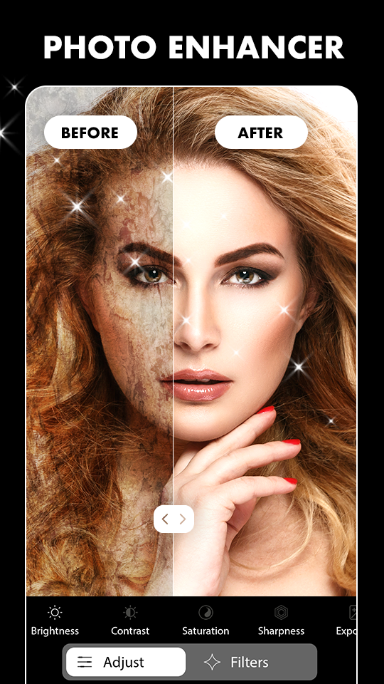 اسکرین شات 1 برنامه AI Photo Enhancer - Picchat