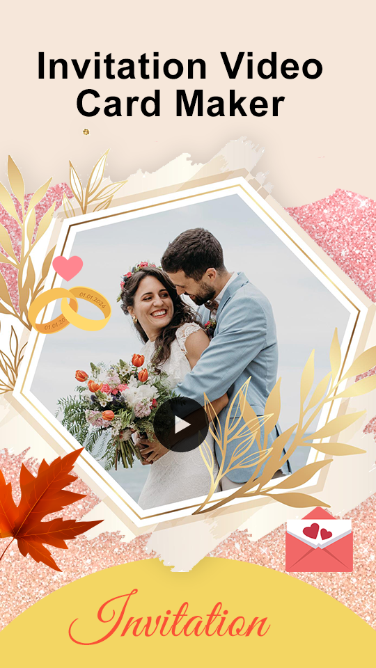 اسکرین شات 1 برنامه Video Invitation Studio Ecards