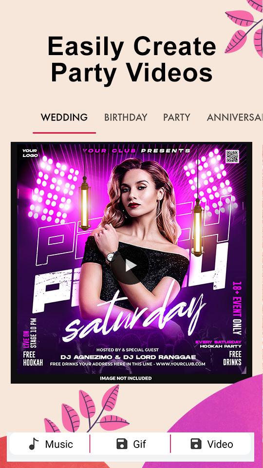 اسکرین شات 3 برنامه Video Invitation Studio Ecards