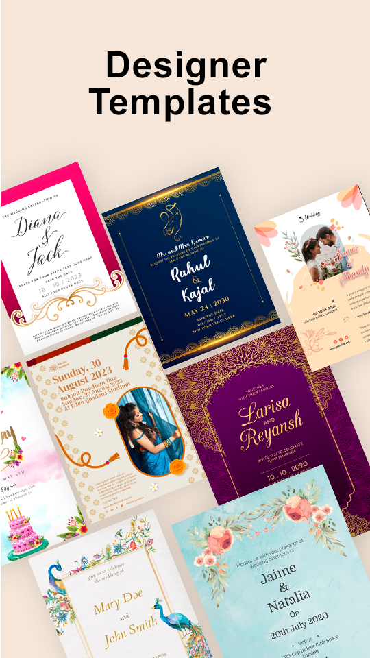 اسکرین شات 6 برنامه Video Invitation Studio Ecards