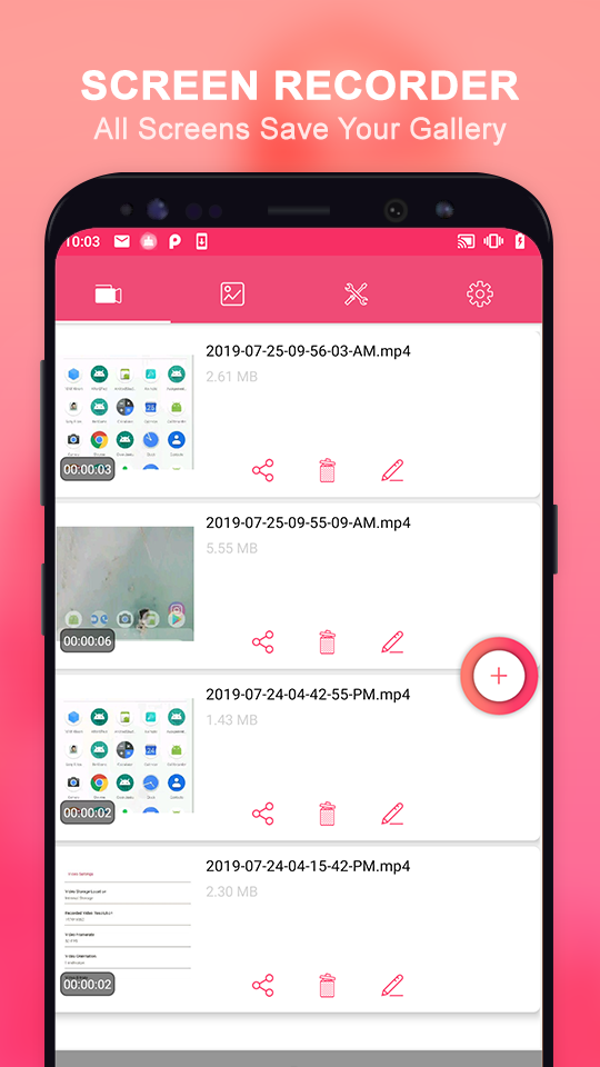 اسکرین شات 5 برنامه Screen Video Recorder