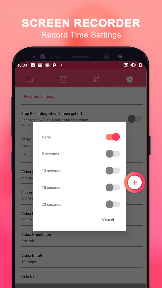 اسکرین شات 7 برنامه Screen Video Recorder