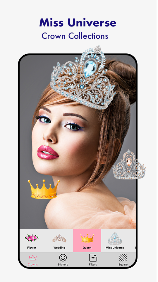 اسکرین شات 2 برنامه Wedding Flower Crown Photo