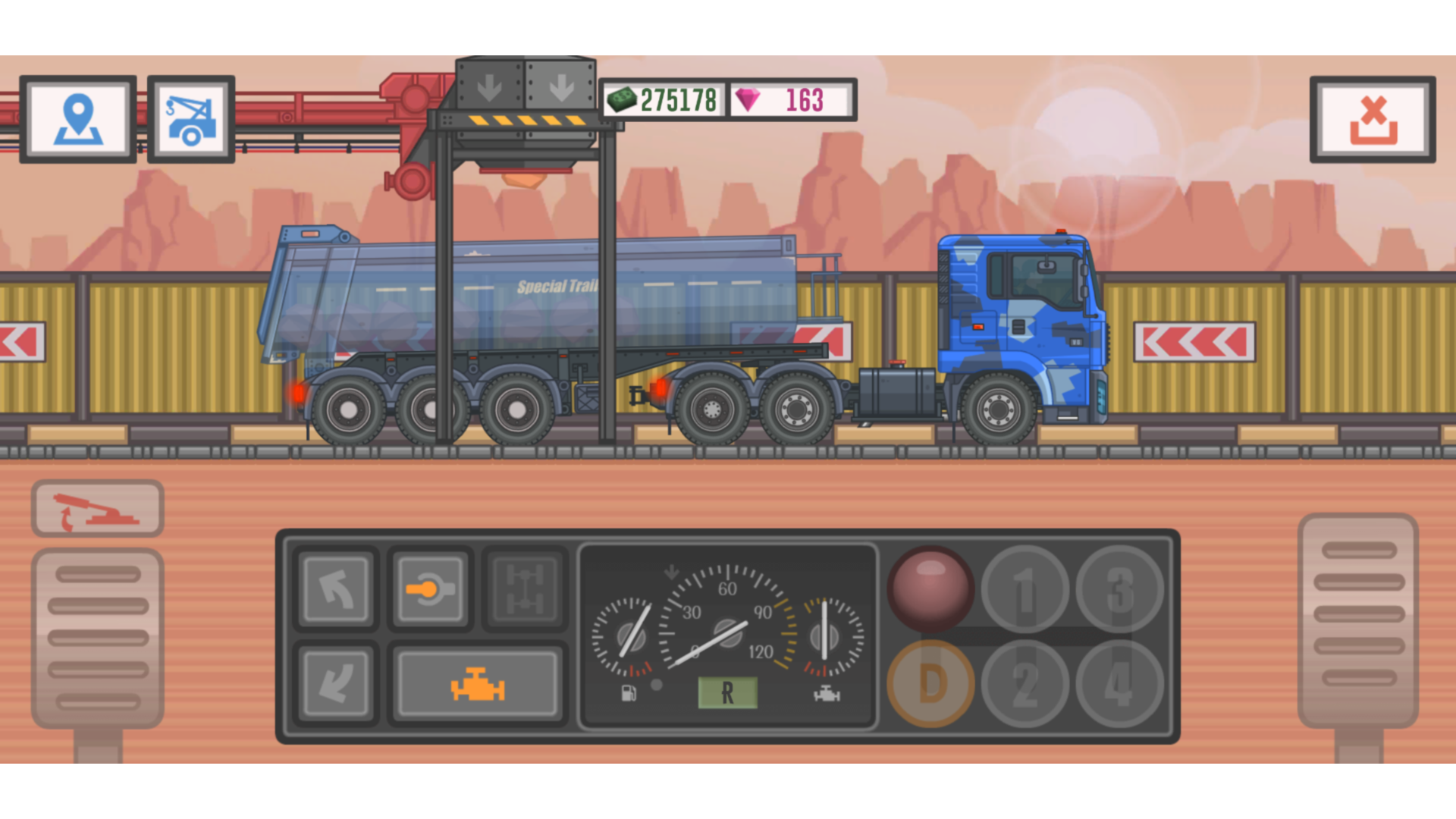 اسکرین شات 2 بازی Trucker and Trucks